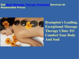 Best Massage Therapy Brampton