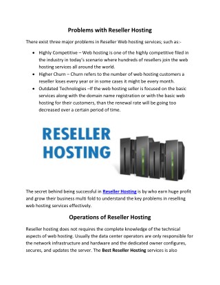 Reseller Hosting