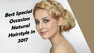 Best Special Occasion Natural Hairstyle in 2017