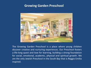 El Segundo preschool