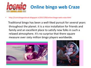 Online bingo web Craze