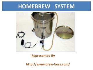 Homebrew Systems from Brew-Boss