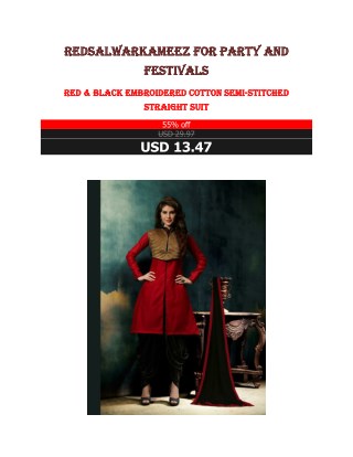 red_salwar_kameez_For_Party_and_Festivals