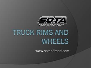 Truck Rims and Wheels - www.sotaoffroad.com