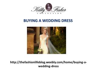 Buying a wedding dress