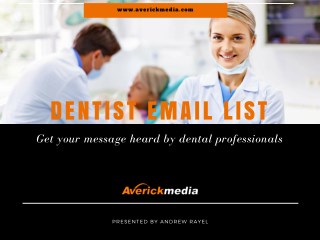 Dentist Email List | Mailing Database