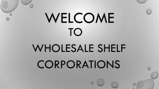 Aged Corporations for Sale