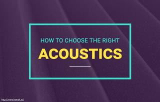 Importance of Prioritizing While Choosing Acoustic for Workplace