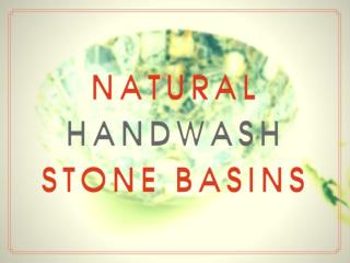 New Designs for Natural Handwash Stone Basins