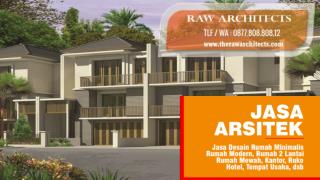 WA 0877-808-80812 - Desain Arsitek, Gambar Model Rumah, Rumah Mewah Modern