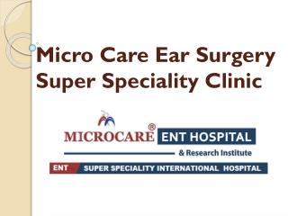 Ear Surgery in Hyderabad | Ear Surgery Doctors in Hyderabad
