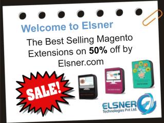 The Best Selling Magento Extensions on 50% off by Elsner.com