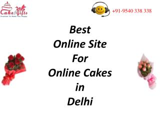 Best Site For Online Cakes in Delhi
