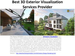 Best 3D Exterior Visualization Services Provider