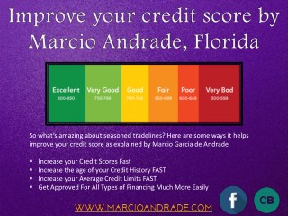 Improve your credit score by Marcio Andrade, Florida