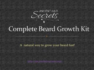 Best Beard Growth Products | Complete Beard Growth Kit