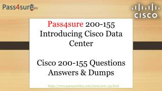 Cisco 200-155 Braindumps | Cisco 200-155 Question Answers