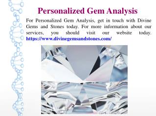 Astrological Gem Analysis