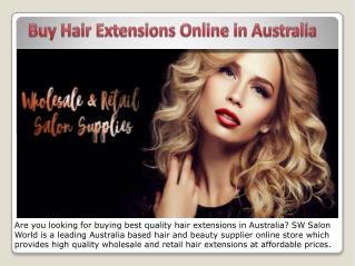 Buy Hair Extensions Online in Australia