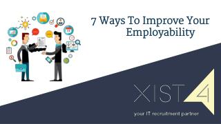 7 ways to improve your employability