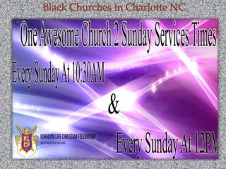 Black Churches in Charlotte NC