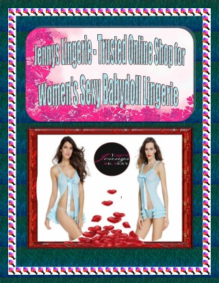 Jennys Lingerie - Trusted Online Shop for Women's Sexy Babydoll Lingerie