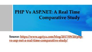 PHP Vs ASP.NET: A Real Time Comparison