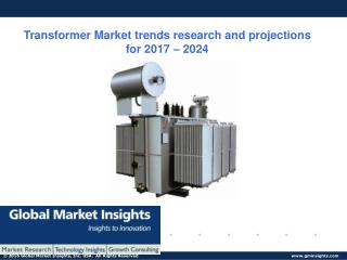 Transformer Market share research by applications and regions for 2017 – 2024