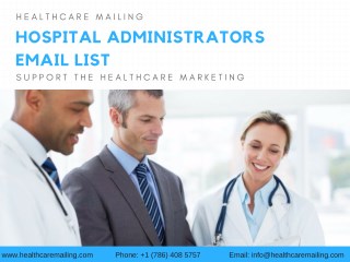 Hospital Administrators Email List