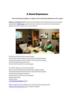 A Sweet Experience