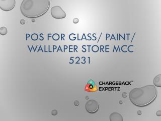 POS for glаѕѕ paint wallpaper store
