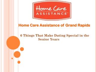 6 Things That Make Dating Special in the Senior Years