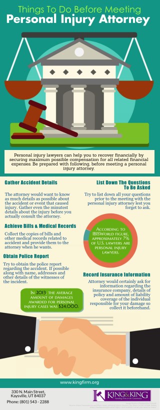 Things To Do Before Meeting Personal Injury Attorney