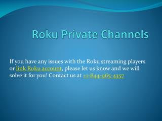 Roku Private Channels