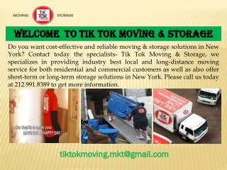 Commercial Moving in New York