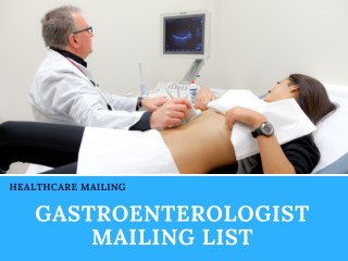 Gastroenterologist Mailing List