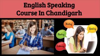English Speaking Course In Chandigarh
