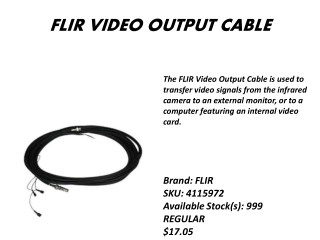 Flir Video Cable