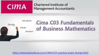 Cima C03 Exam Questions