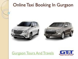Online Taxi Booking In Gurgaon-Gurgaon Tours And Travels