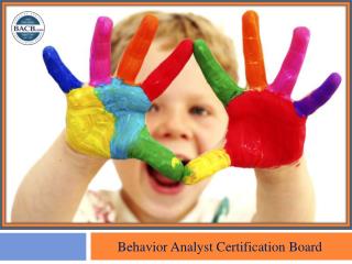 Behavior Analyst Certification Board