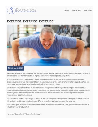 Most Important Benefits of Exercising - Physio Botany