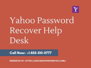 Ppt Recover Yahoo Mail Password Without Phone Number Powerpoint