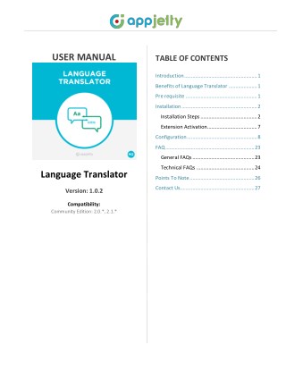 Magento 2 Language Translator Extension