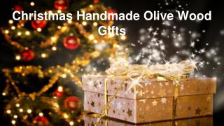 Christmas Handmade Olive Wood Gifts