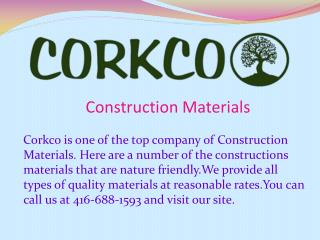 Construction Materials 