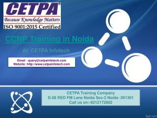 CCNP Training in Noida