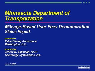 Minnesota Department of Transportation