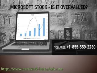 Microsoft stock – Is it overvalued?