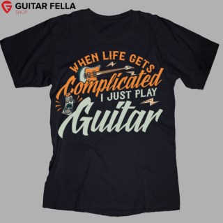 Complicated Life Play Guitar TShirt